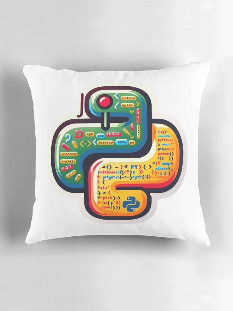 Thumbnail 3 of 4, Pillow, Python CodeCraft designed and sold by pixeldigger.
