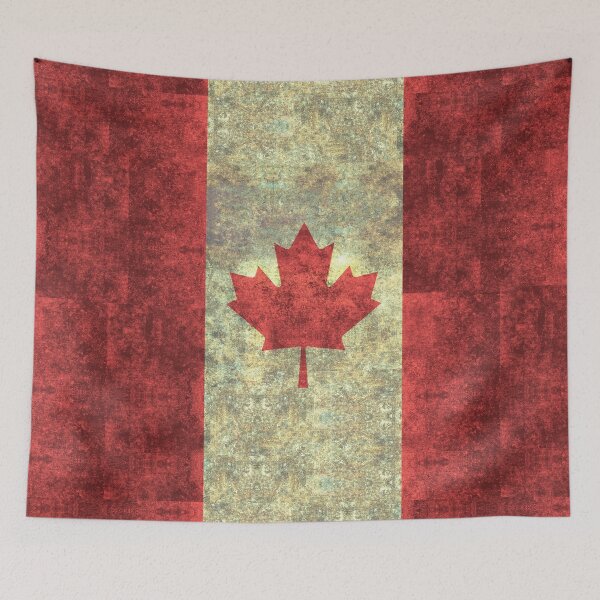 Item preview, Canadian Flag or Canada in heavy grunge designed and sold by Bruiserstang.