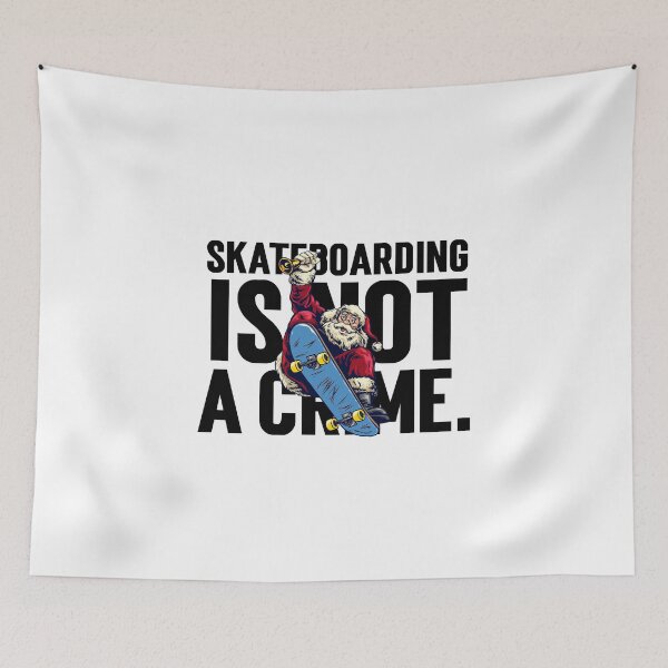 Item preview, Skateboarding is not a crime. designed and sold by mksjr.