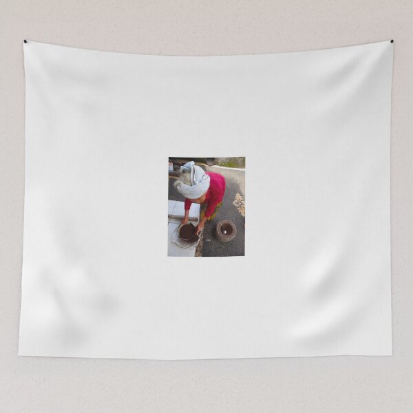 Item preview, Balinese lady sifting coffee designed and sold by exploramum.