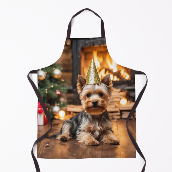 Item preview, Adorable Yorkshire Terrier Yorke Christmas designed and sold by purplesensation.