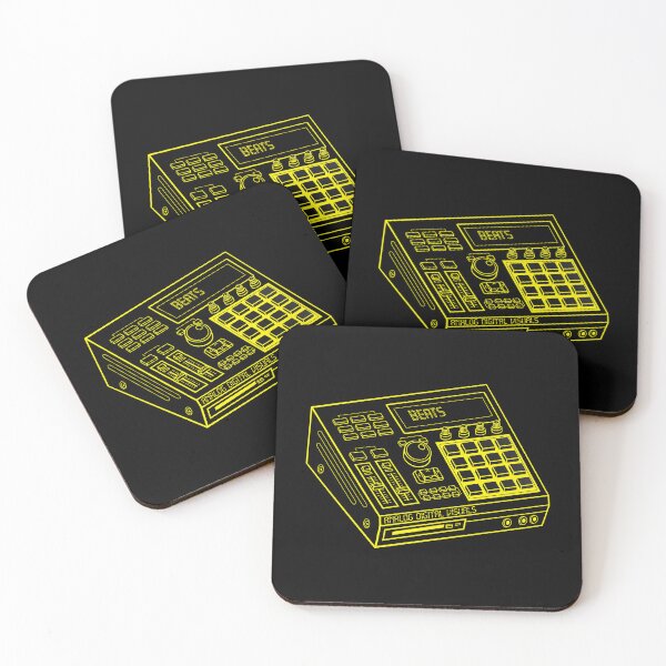 Item preview, Hip Hop Sampler Retro Graphic (Yellow Rose Lines) Analog / Music designed and sold by analogdigitalvz.