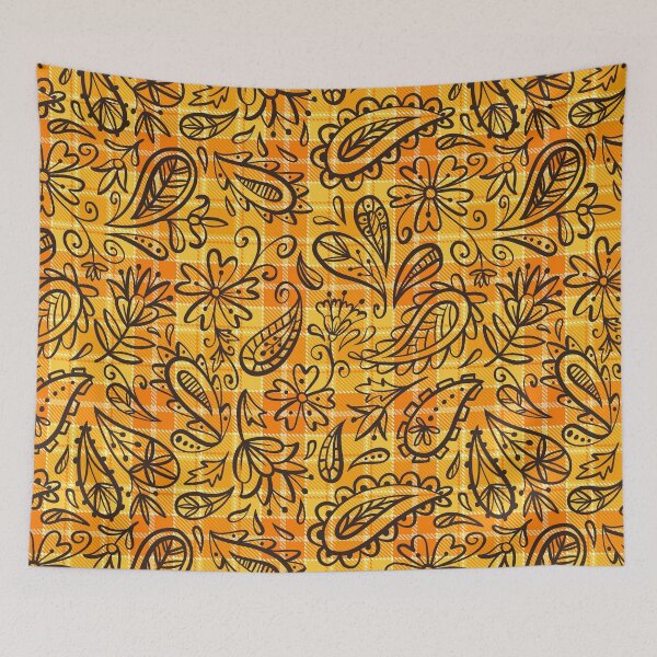 Item preview, Floral Plaid Seamless Pattern - Vibrant Flowers in a Repeating Design designed and sold by OrangeMG.