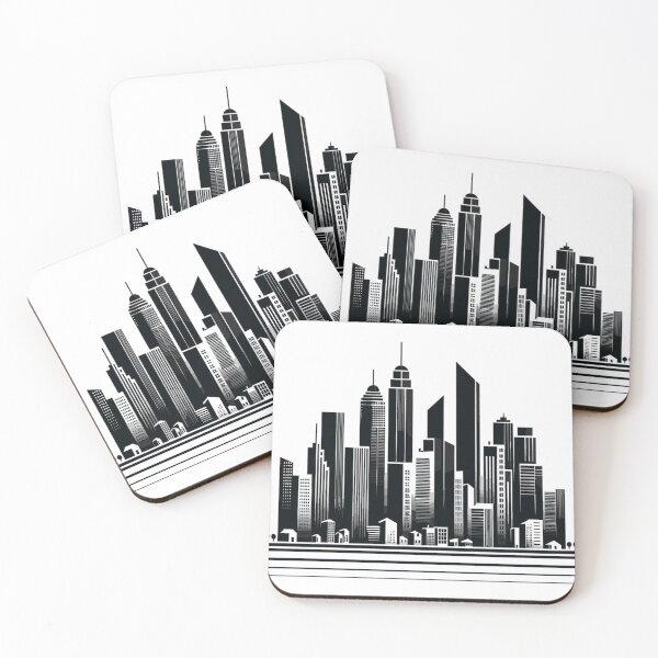 Item preview, Minimalist skyline designed and sold by LongIslandDesgn.
