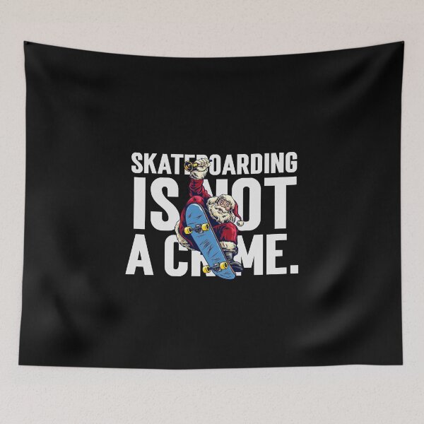 Item preview, Skateboarding is not a crime. designed and sold by mksjr.