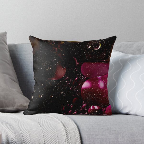 Multiverse in red Throw Pillow
