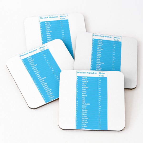 Item preview, Phonetic Alphabet with Morse Code designed and sold by MagicStrawberry.
