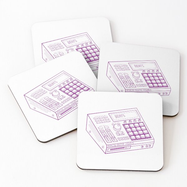 Item preview, Hip Hop Sampler Retro Graphic  (Violet Lines) Analog / Music designed and sold by analogdigitalvz.
