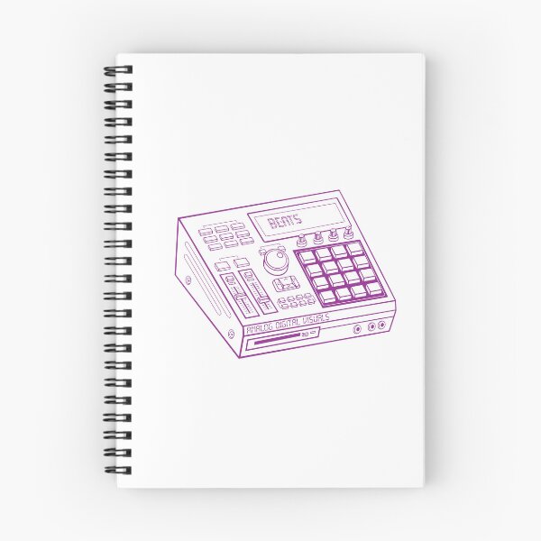 Item preview, Hip Hop Sampler Retro Graphic  (Violet Lines) Analog / Music designed and sold by analogdigitalvz.
