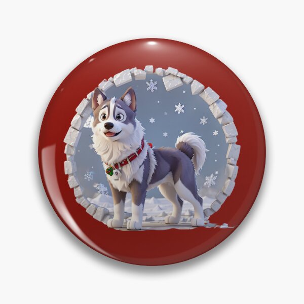 Item preview, Cute Siberian Husky Christmas Xmas Holidays designed and sold by givemedogs.