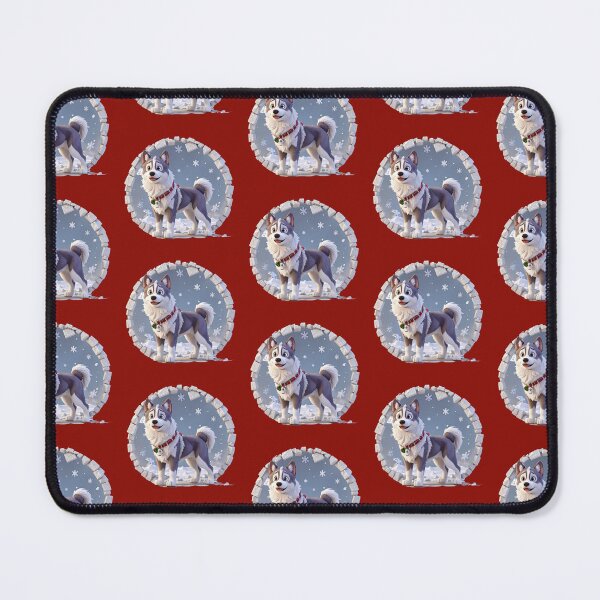 Item preview, Cute Siberian Husky Christmas Xmas Holidays designed and sold by givemedogs.