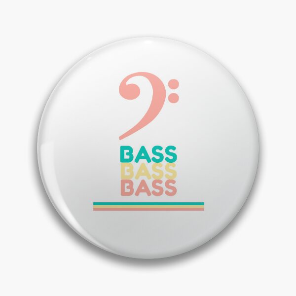 Item preview, Bass Pink Bass Clef designed and sold by CSMMerch.