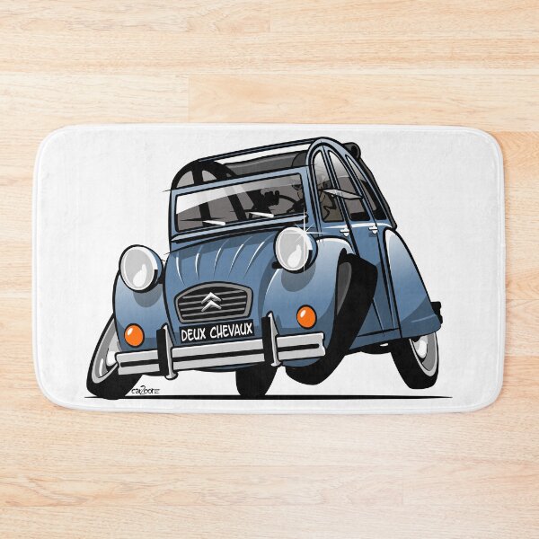 Item preview, 2CV caricature blue designed and sold by car2oonz.