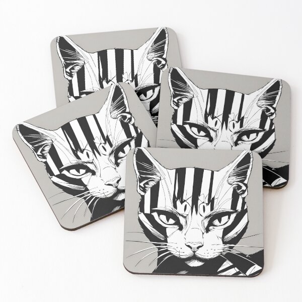 Item preview, Profoundly Cool Striped Cat designed and sold by Cups & Knacks.