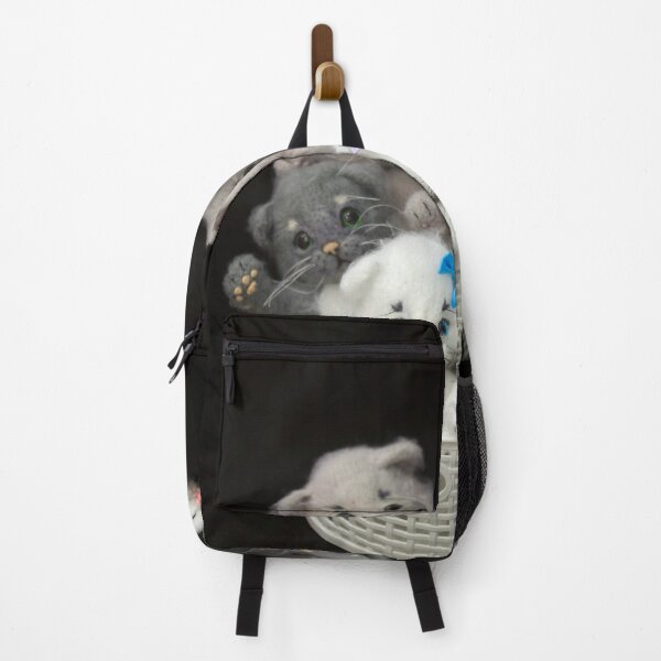 Item preview, Toy cats on black background designed and sold by olena2552.