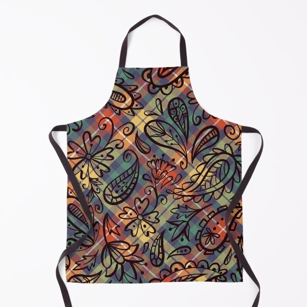 Item preview, Floral Plaid Seamless Pattern - Vibrant Flowers in a Repeating Design designed and sold by OrangeMG.