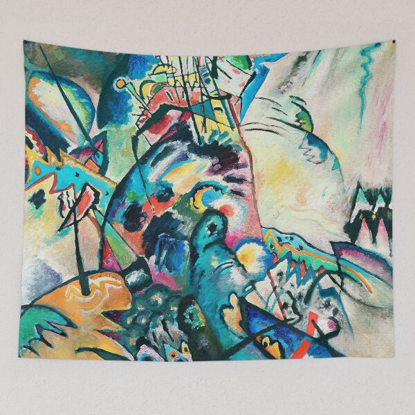 Item preview, HD. Blue bow, by Wassily Kandinsky designed and sold by MINDTHECHERRY.