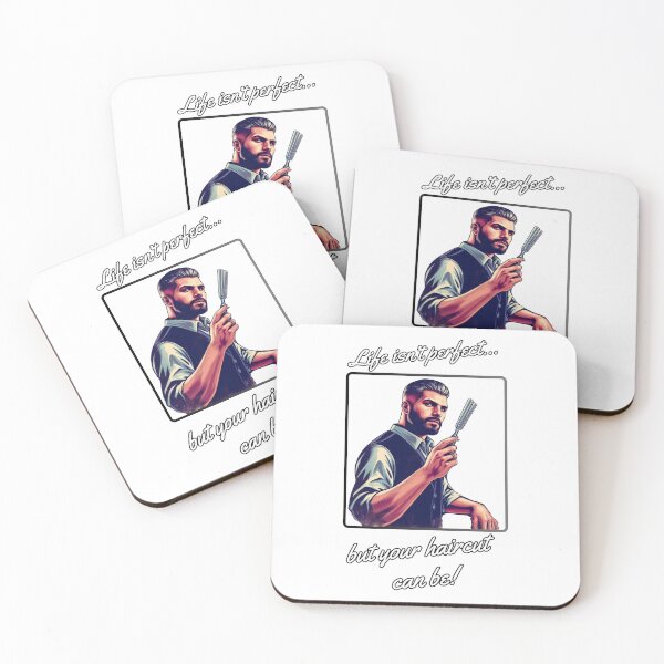 Item preview, Barber no.1 - Life isn't perfect but your haircut can be! designed and sold by QvDesigns.