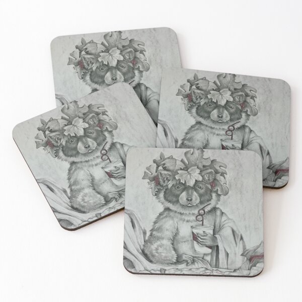 Item preview, Bacchus Raccoon designed and sold by brookeb003.