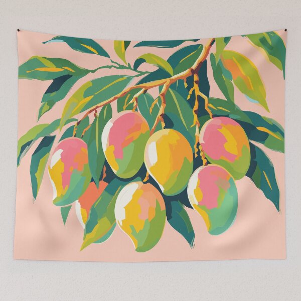Item preview, Tropical Mango Tree designed and sold by BrightTide.
