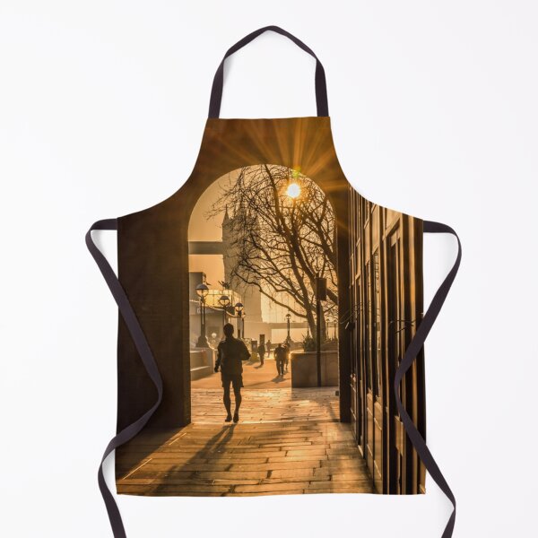 Item preview, Runner Silhouette tower bridge London behind him designed and sold by RezieMart.