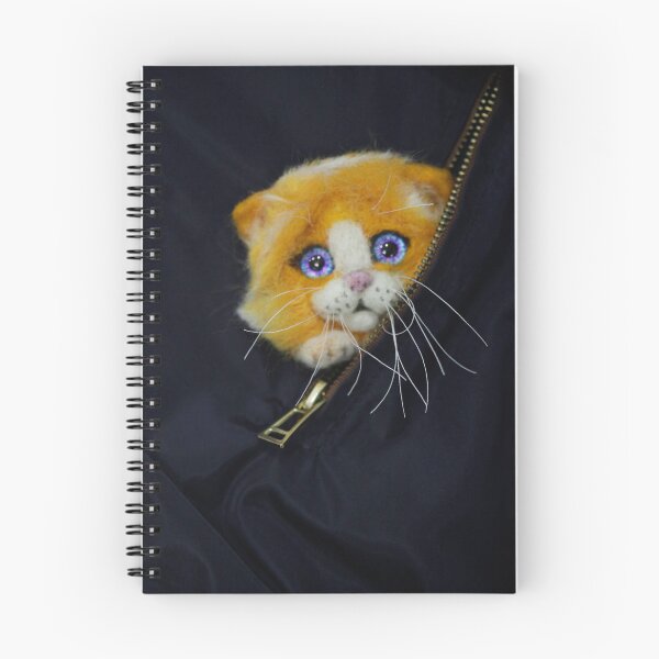 Item preview, Cute red blue eyed brooch cat  designed and sold by olena2552.