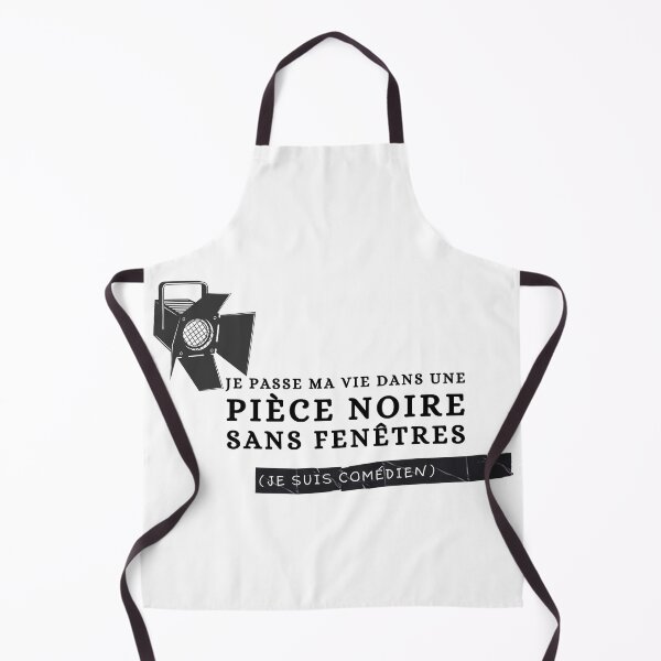 Item preview, "Je Passe Ma Vie Dans une Pièce Noire Sans Fenêtres (Je Suis Comédien)" Theater Rehearsal Joke designed and sold by Damoiseau.