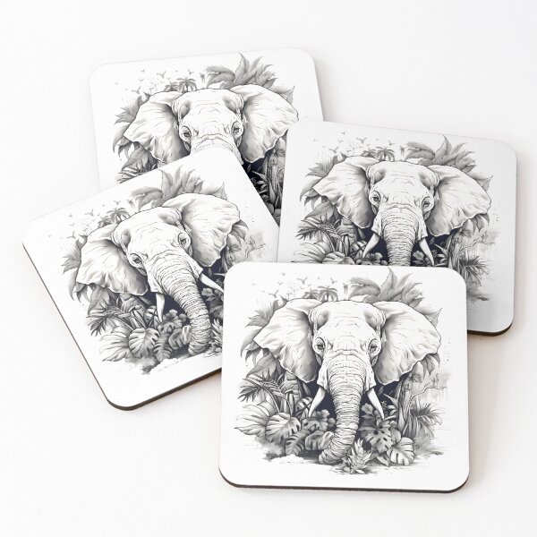 Item preview, Elephant in the Jungle designed and sold by ShinyWolf.