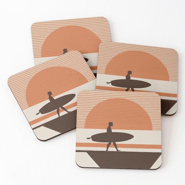Item preview, Surfer Silhouette at Sunset designed and sold by Sketch-Shack.