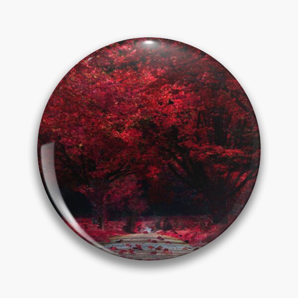 Item preview, Beautiful path with red trees and leaves designed and sold by Nunaprettyshop.