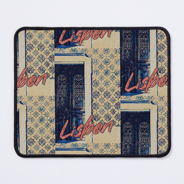Item preview, Lisbon Elegance: Door and Tiles Illustration designed and sold by Lemomo-artworks.