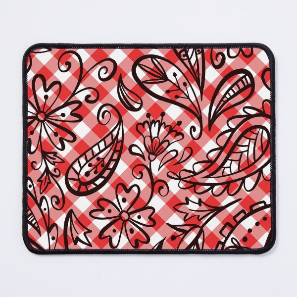 Item preview, Patrón sin costuras de flores a cuadros - Flores coloridas en un diseño repetitivo designed and sold by OrangeMG.