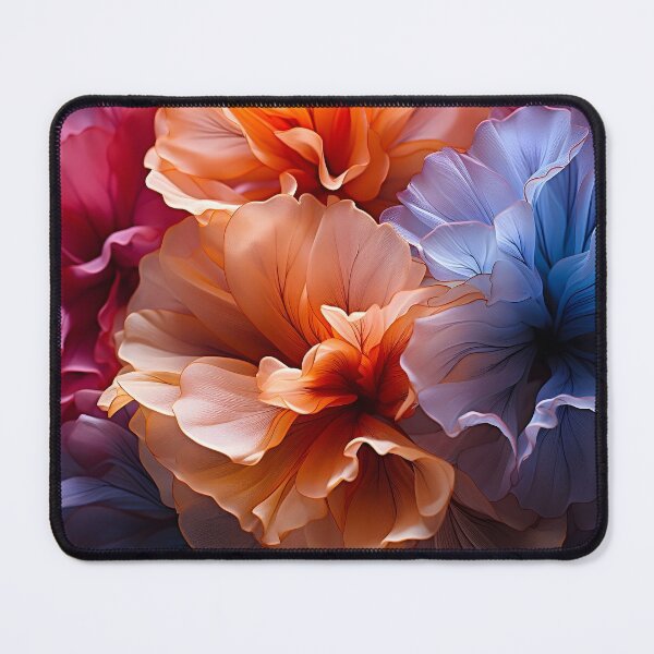 Item preview, Colorful wavy flowers bouquet  designed and sold by HofTao.