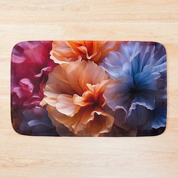 Item preview, Colorful wavy flowers bouquet  designed and sold by HofTao.