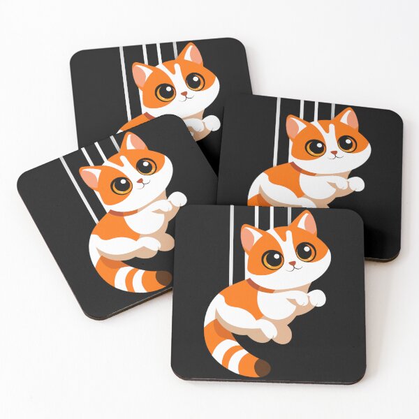 Item preview, Calico Cat Hanging On  designed and sold by medbouk1.