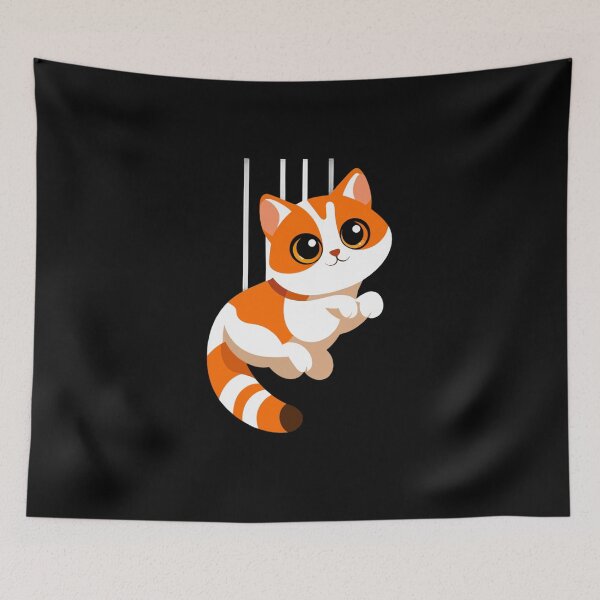 Item preview, Calico Cat Hanging On  designed and sold by medbouk1.