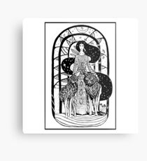 Woman who run with wolfs Metal Print