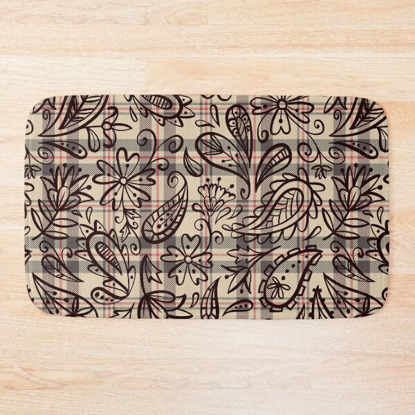 Item preview, Flowers Plaid Seamless Pattern - Colorful Flowers in a Repeating Design designed and sold by OrangeMG.