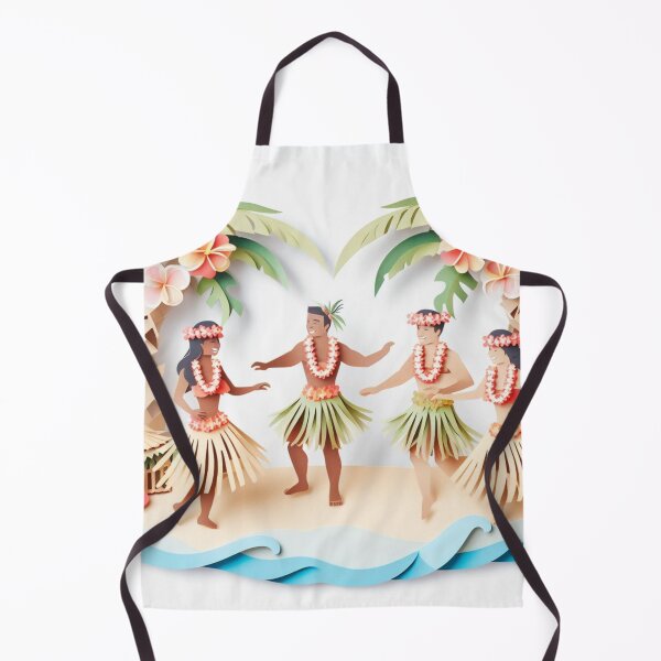 Item preview, Kane and Wahine Hula Dancers - Paper Art designed and sold by organicgal.