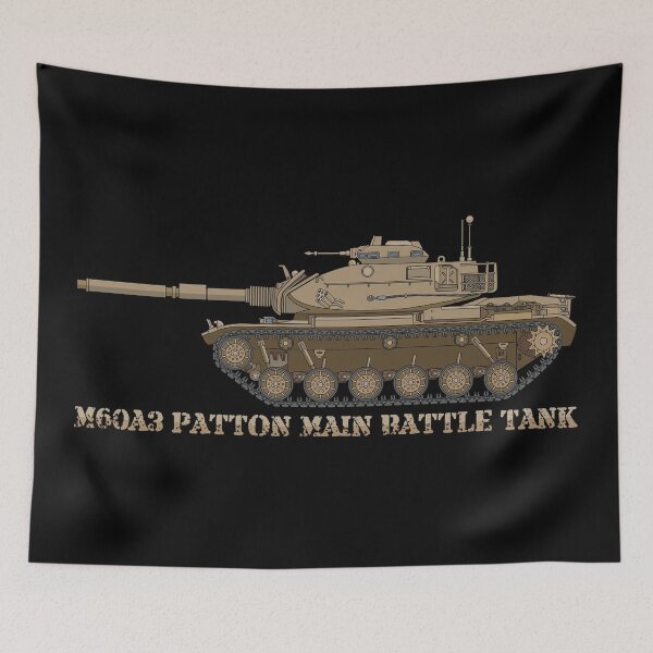 Item preview, M60 A3 Patton Main Battle Tank American Military Tanks Gift designed and sold by MilitaryMart.
