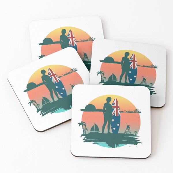 Item preview, Aussie summer sunset designed and sold by ThundRDownunder.
