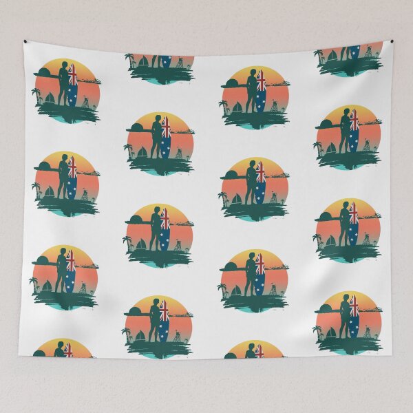Item preview, Aussie summer sunset designed and sold by ThundRDownunder.