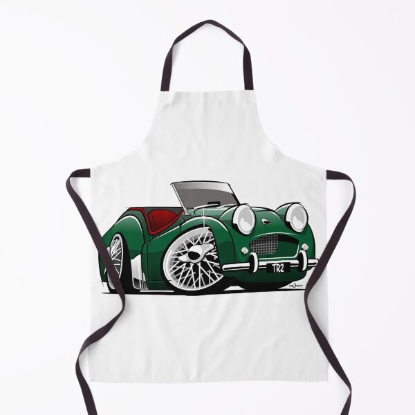 Item preview, Triumph TR2 caricature green designed and sold by car2oonz.
