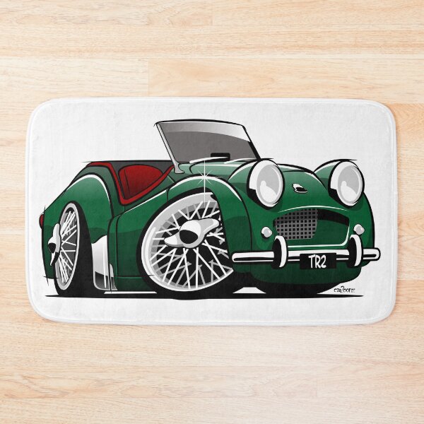 Item preview, Triumph TR2 caricature green designed and sold by car2oonz.