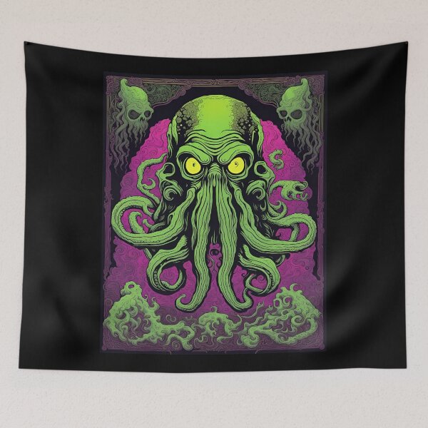Item preview, Lovecraftian Octopoid Cthulhu Black Light designed and sold by Gogmagosh.