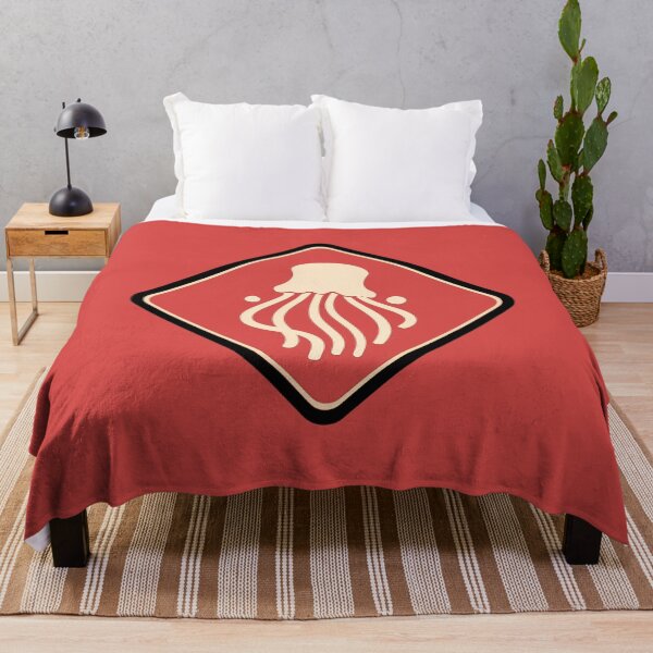 Item preview, Jellyfish Warning Sign designed and sold by FlexYourMind.