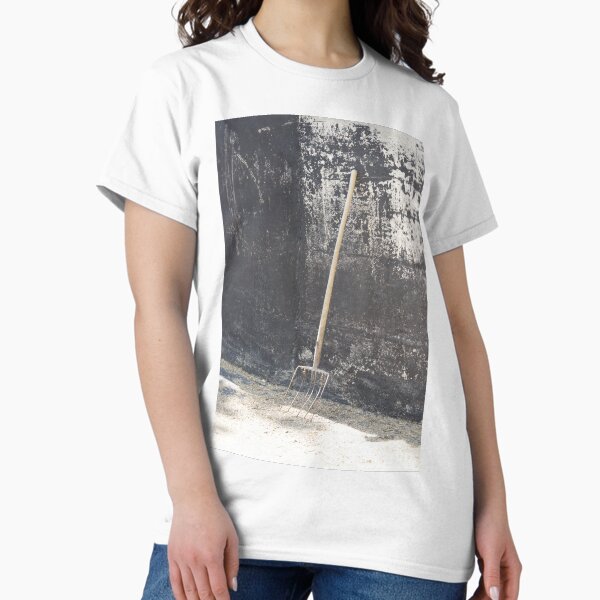 Item preview, Pitchfork on wall in barn designed and sold by lunatictaffy.