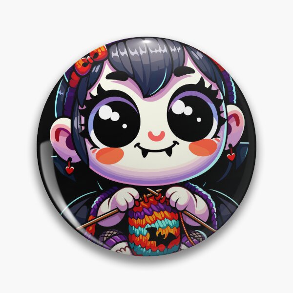 Item preview, Cute Vampire Knitting: Gothic Whimsy design designed and sold by ElLocoMus.