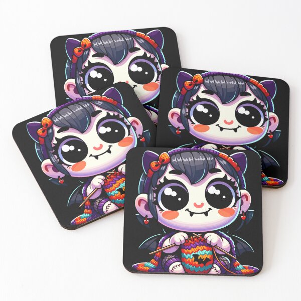 Item preview, Cute Vampire Knitting: Gothic Whimsy design designed and sold by ElLocoMus.