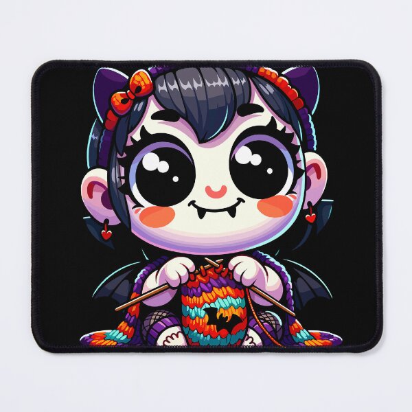 Item preview, Cute Vampire Knitting: Gothic Whimsy design designed and sold by ElLocoMus.